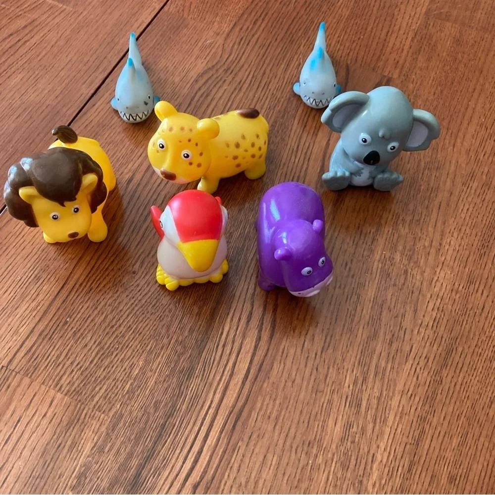 Vintage Boley Safari bath toys 7